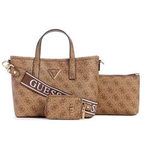 Guess Latona Mini Tote in Logo Latte
